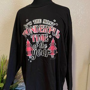 Womens Christmas long sleeve It's the Most Wonderful Time of the Year tshirt